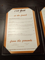 110 Grill menu