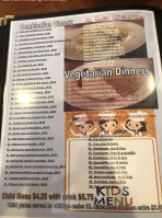 Rio Grande menu
