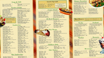 L George's Coney Island menu