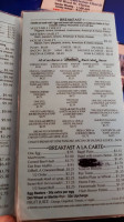 The County Seat menu