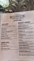 Clio Roadhouse Grill menu