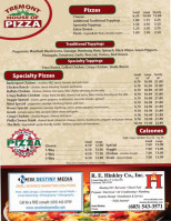 Tremont House Of Pizza menu