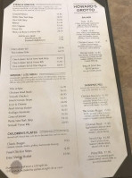 Howard's Grotto menu