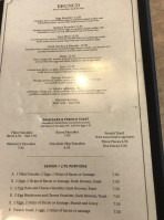 Howard's Grotto menu