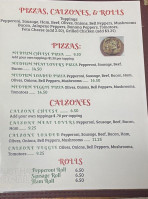 Papa Sal's Italian menu