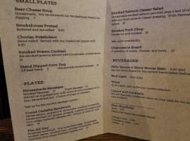 Cannon Beach Distillery menu
