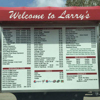 Larry's Pit Bbq menu