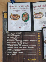 T&j Waffles menu