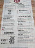Scott's Diner menu