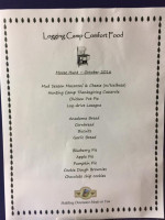 Logging Camp Comfort Food menu