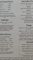 Lauro's Italian And Pizzeria menu