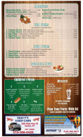The Cascade Inn Diner menu