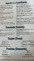 Los Compas menu