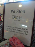 The Pit Stop menu