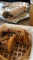 Country Style Chicken And Waffles food