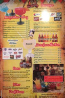 Nacho Tequilas menu