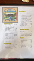 The Big Kahuna Family Restaurant menu