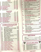 China King menu