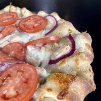 Blind Onion Pizza inside