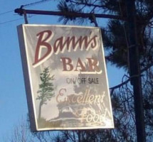 Bann's Bar Restaurant menu
