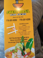 Sweet Basil Asian Kitchen food