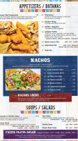 Pedros Tacos Tequila menu