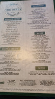 The Derby Restaurant Bar menu