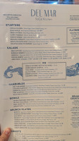 Del Mar Socal Kitchen menu