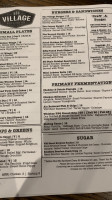 Village Brewing Company menu