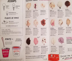 Jeni's Ice Creams West Loop menu
