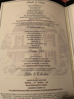 The Farmhouse menu