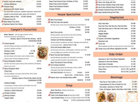 Best Thai menu