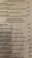 Bello Valentino's menu