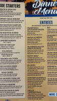 Islanders Bar menu
