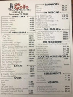 Maricos Del Golfo menu