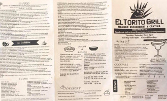 El Torito Grill Mexican Y Cantina menu