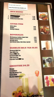 Pho Cafe menu
