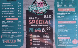 Hangry's Grill menu