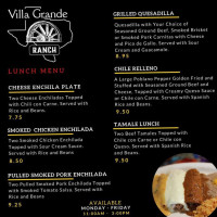 Villa Grande Ranch food