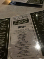 Plateia Kitchen - Bar menu