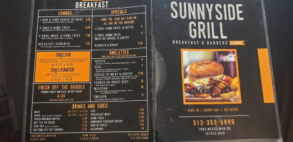 Sunnyside Grill menu