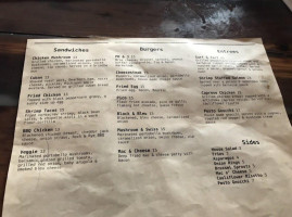 Rusted Crow Distillery menu