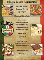 Ellinya Italian food