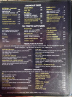 Tony's Firehouse Grill And Pizza menu