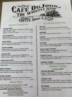 Cafe Dujour At The Whistle Stop menu