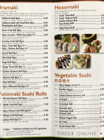 Fushi Yami menu