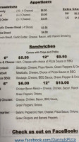 Danny J's menu