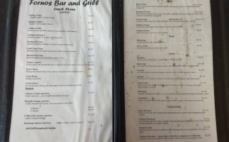Granite Beach Grill menu
