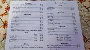 Thurmont Grill menu