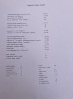 French Miso Cafe menu